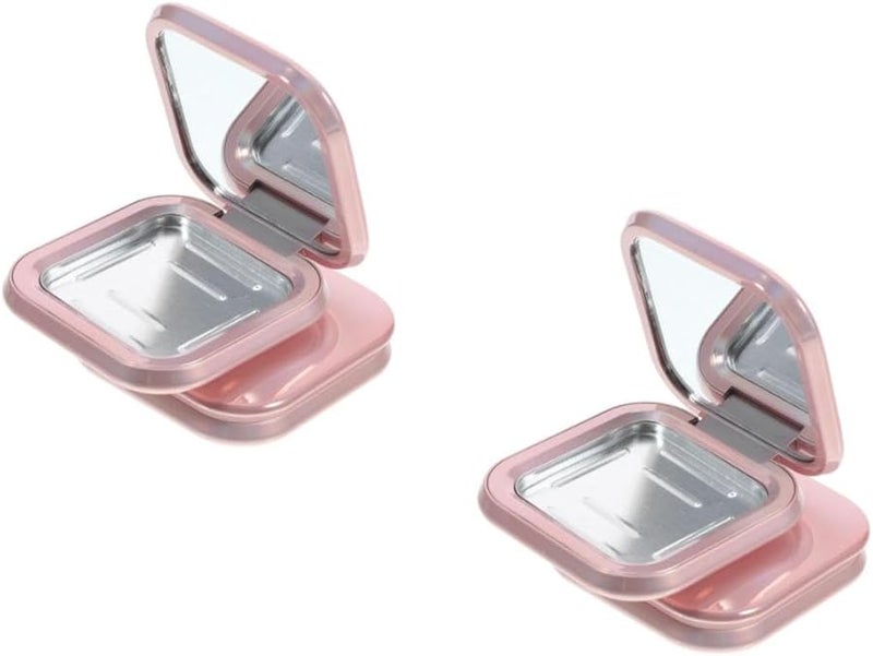Beaupretty 4 Pcs Magnetic Empty Blush Eyeshadow Makeup Container Case Pans Set of 2 - Image 4